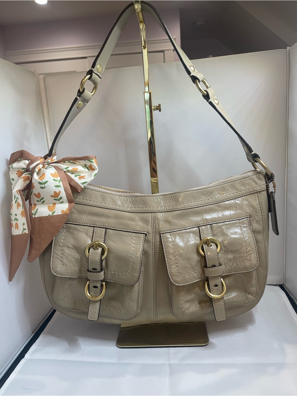 Coach Legacy Garcia Leather Hobo Bag